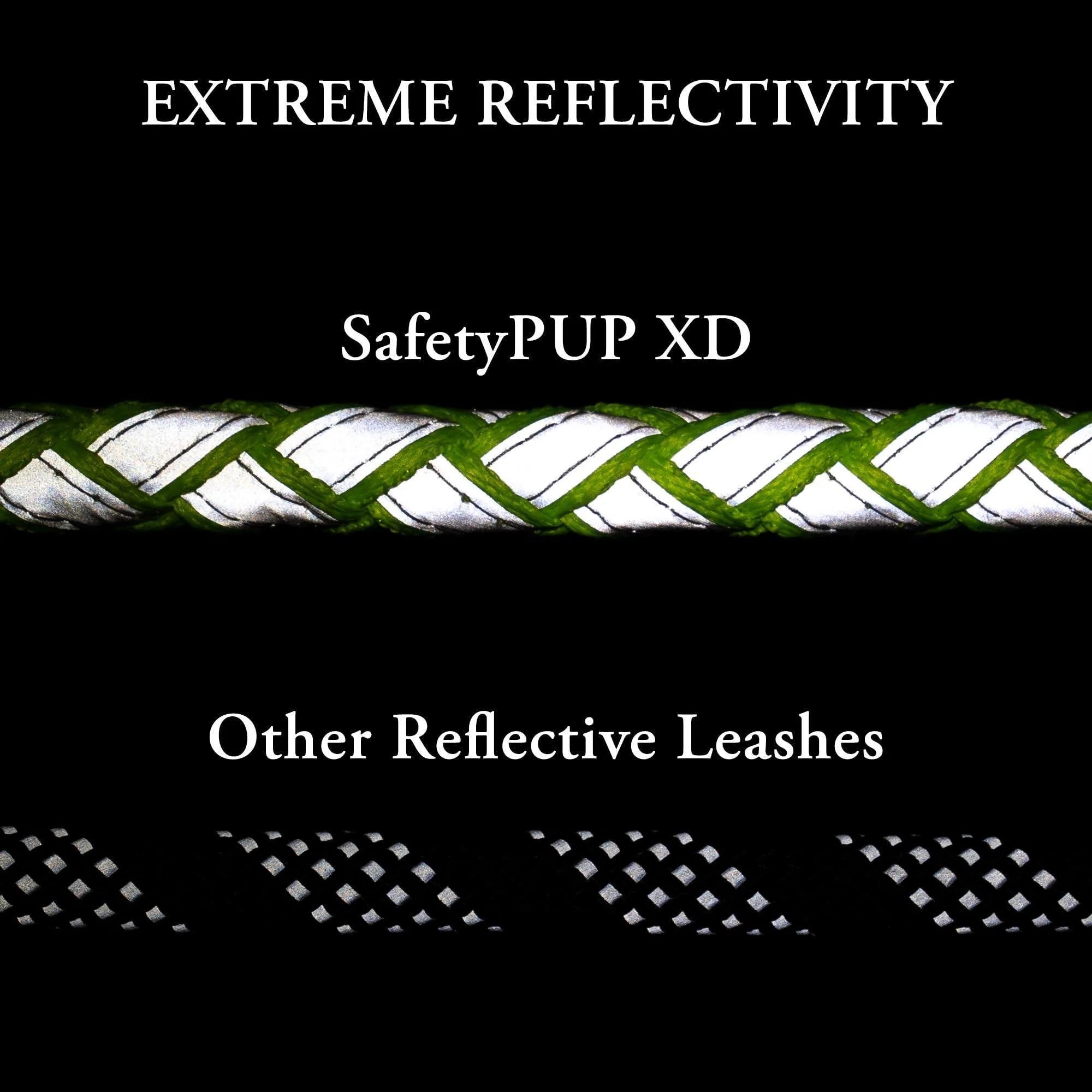 Reflective Dog Leash 6 Ft Long Heavy Duty Durable for Large Medium Breeds Rope